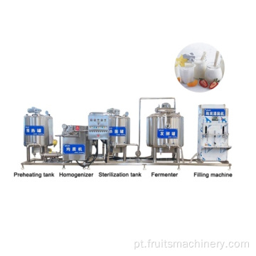 Máquina de processamento de leite de leite UHT em pequena escala